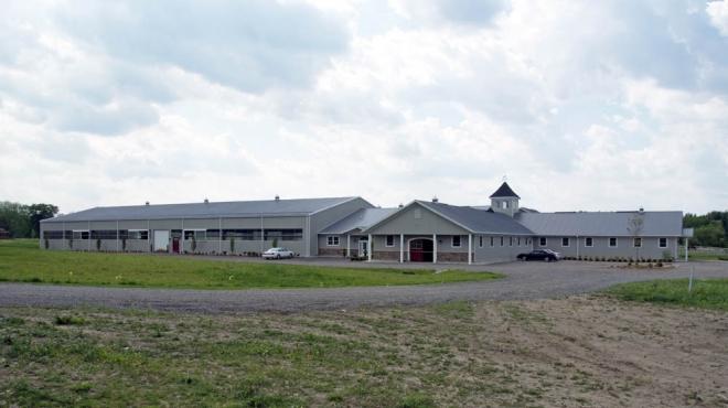 insulated equestrian metal building