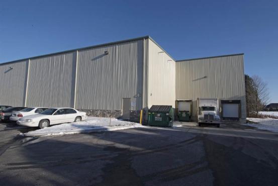 commercial steel building with delivery dock