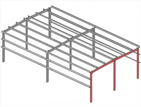 prefab multi span building frame options