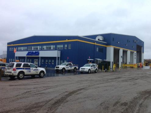 commercial steel building for equipment housing