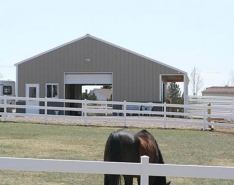 metal horse barn kit