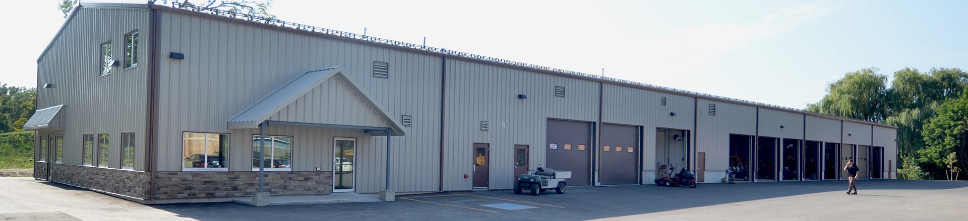 commercial steel building project